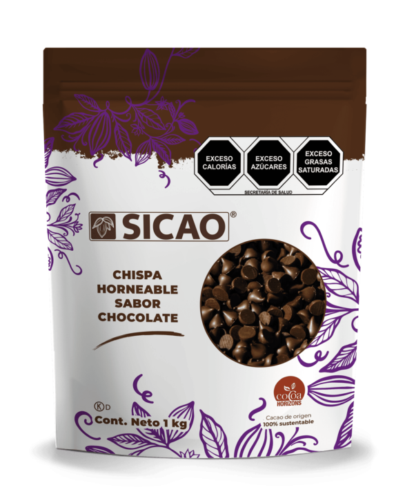 Empaque Sicao Chispa Horneable Sabor Chocolate de 1kg