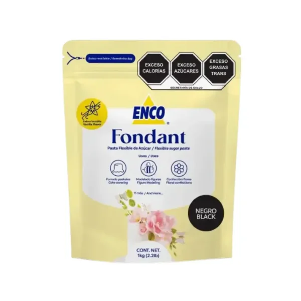 FONDANT ENCO NEGRO 1KG