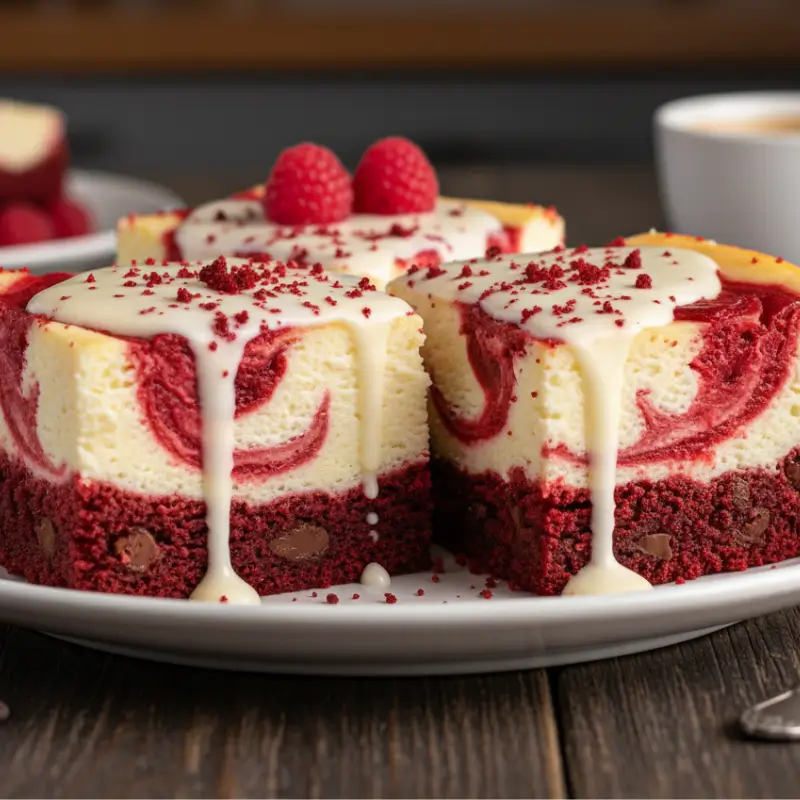 Curso red velvet cheesecake