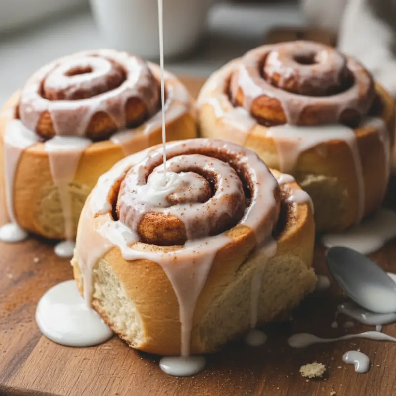 Curso roles de canela glaseados
