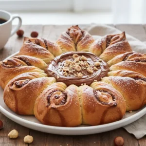 ESTRELLA BRIOCHE RELLENA DE AVELLANA