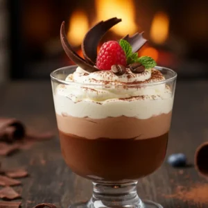 MOUSSE DE TRIPLE CHOCOLATE