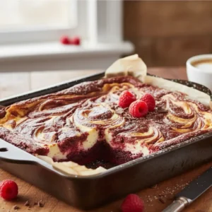 RED VELVET CHEESECAKE BROWNIES