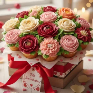 Curso en Cancún - Cupcakes: Bouquet Floral San Valentín - Enero