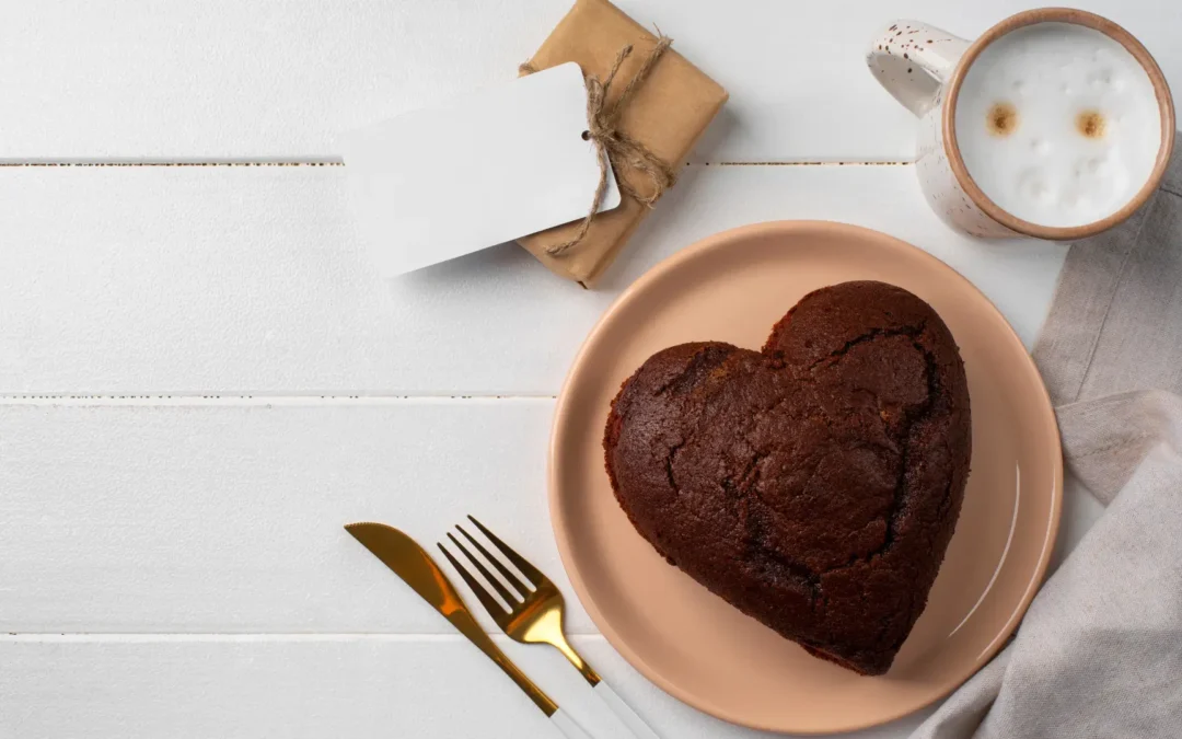 Brownies de Chocolate con Corazón Cremoso