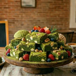 curso brownies de matcha