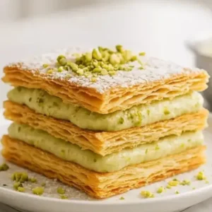 Curso mil hojas sabor pistache