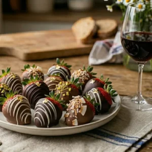 curso fresas con chocolate