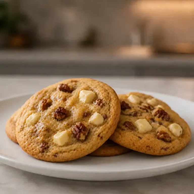 Galletas Estilo NY: Chocolate Blanco con Maple y Nuez Pecana