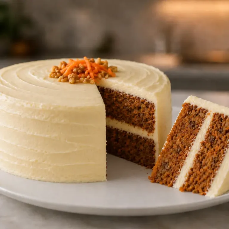 Pastel de Zanahoria y Betún de Queso Crema