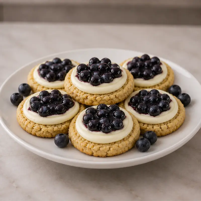 BLUEBERRY CHEESECAKE COOKIES