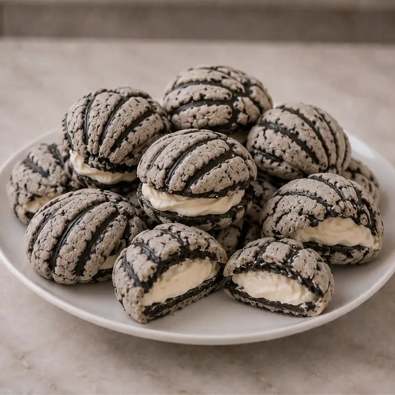 CONCHAS DE OREO RELLENAS