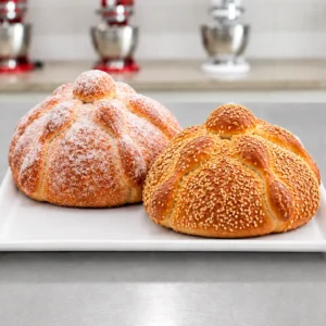PAN DE MUERTO CON AJONJOLÍ Y TRADICIONAL