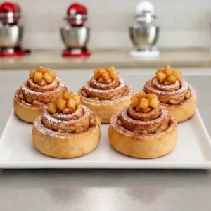 Curso roles de manzana canela
